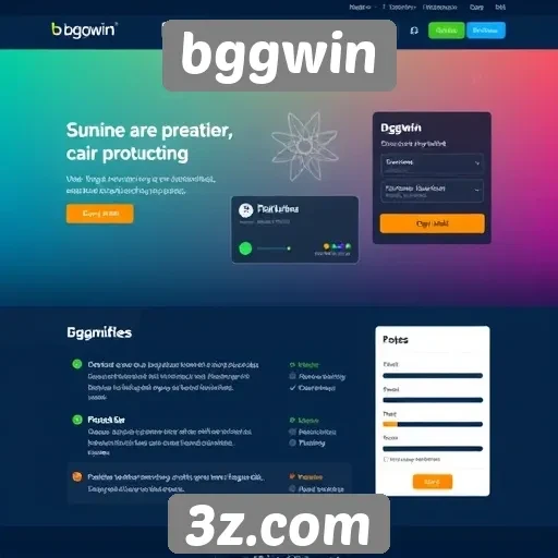 analizando a interface do site bggwin
